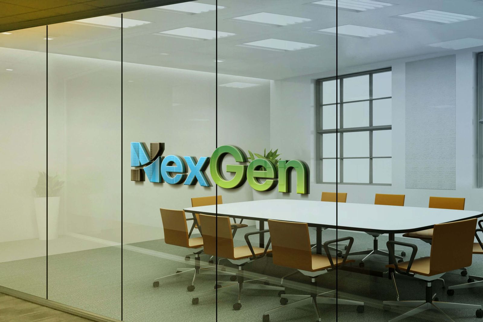 3D-realistic-logo-mockup-on-office-meeting-room-glass-wall