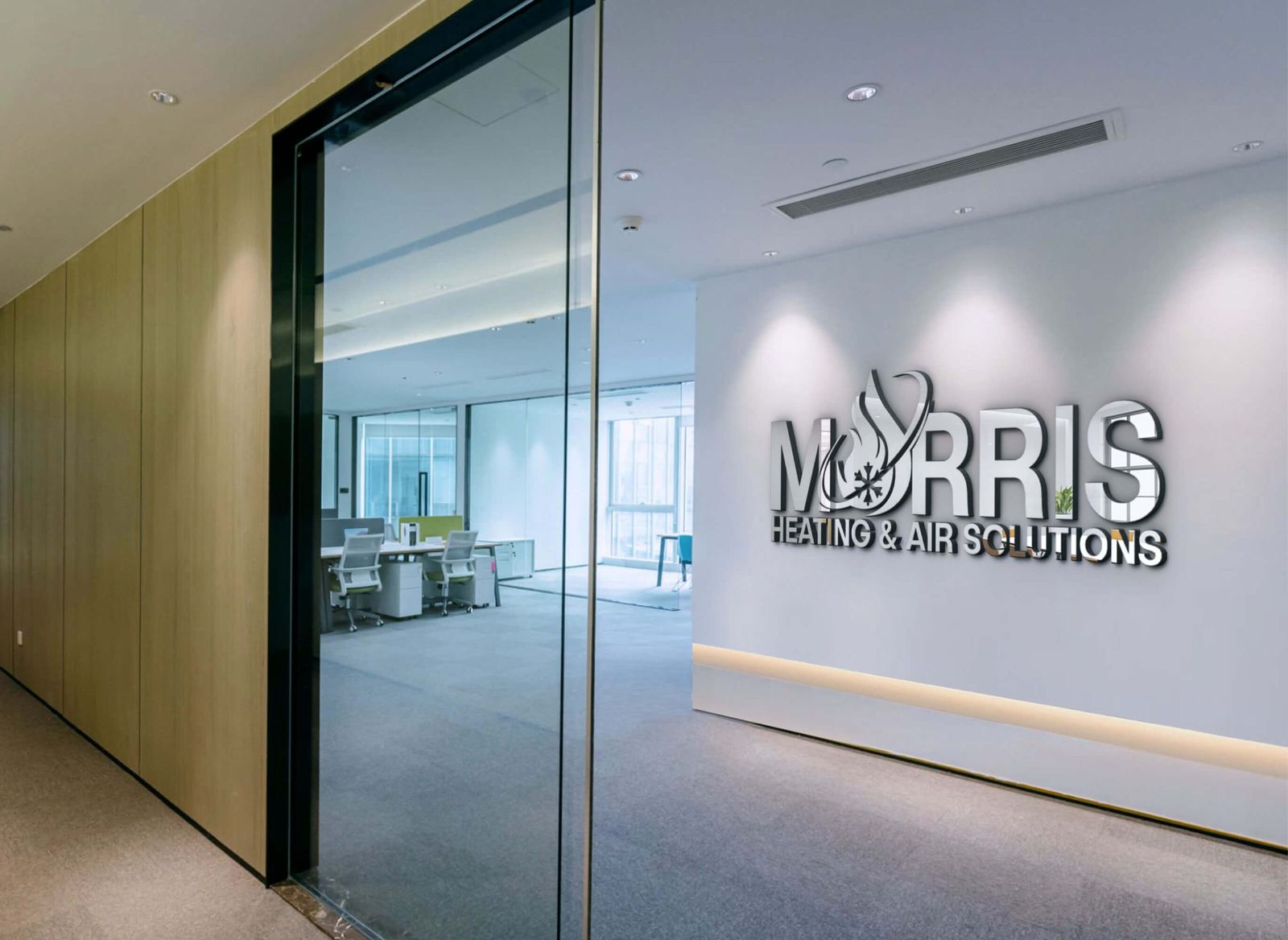 Office-Background-3D-Glass-Logo-Mockup